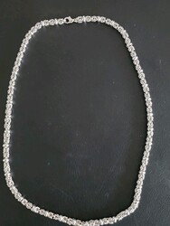 Pierre Lang Halskette 60 cm Rhodiniert Silberfarben Sehr Guter Zustand