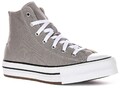 Chuck Taylor Converse All Star Gr. 4,5 UK Kinder Plateau Eva Grau A07346C