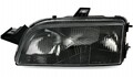 Scheinwerfer links für Fiat Punto 1 176 GT in Schwarz H1 Halogen + LWR