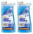 2 x 1 Liter MANNOL Antifreeze AG11 (-40 °C) Longterm 4011