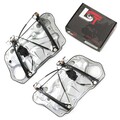 2x Manueller Fensterheber Metallplatte Set vorne 4/5 Türer für VW GOLF IV 4 1J