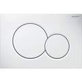 GEBERIT Betätigungsplatte Sigma01 Weiß, 2 Mengenspülung, 115.770.11.5