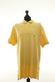 Tommy Hilfiger Herren Poloshirt Polohemd 2XL gelb uni Knopf Pique 100% Baumwolle