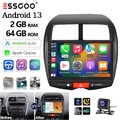 64G Android13 Autoradio Für Mitsubishi ASX 2010-16 10" CarPlay GPS NAVI WiFi KAM