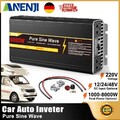 5000W 8000W Auto Reiner Sinuswelle Wechselrichter 12V 24V auf 220V für LKW Solar