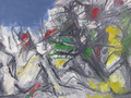 NIKITA KNIKTA Expressionismus Kunst Malerei Original Gemälde SPIEL II 2002