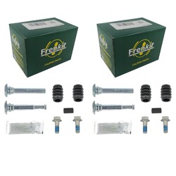 2X FRENKIT FÜHRUNGSHÜLSEN-SATZ BREMSSATTEL HINTEN VORNE passend für ALFA MITO FI