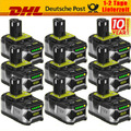 2x Für Ryobi Akku 18V 5,0Ah 7Ah HP Lithium ONE+ Plus RB18L60 P108 oder Ladegerät
