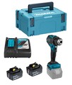 Makita DDF482RFJ 18 V Akku-Bohrschrauber 2 x 3,0 Ah + MAKPAC