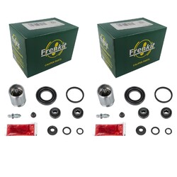 2X FRENKIT REPARATURSATZ BREMSSATTEL HINTEN passend für HYUNDAI ACCENT BAYON ELA