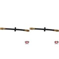 2X JP GROUP BREMSSCHLÄUCHE HINTEN INNEN passend für AUDI 100 80 A6 VW GOLF JETTA
