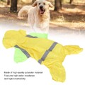(L) Haustier Regenmantel Wasserdichter Hundemantel Jacke Mit Reflektorstreifen