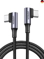 UGREEN USB C USB C Ladekabel 100W Doppelte Winkelstecker PD 3.0 PPS USB C Kabel