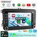 Für VW Golf 5 6 Plus Jetta Touran Caddy Autoradio Android 14 6+128G Carplay GPS