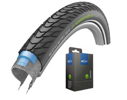 1 x Schwalbe Reifen Marathon E-Plus Schwarz Reflex 28" 27" + Schlauch wählbar