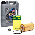 5L LIQUI MOLY Motoröl 5W30 dexos2 + MANN Ölfilter für OPEL ASTRA ZAFIRA 1.2-1.6