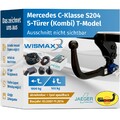 AHK vertikal abnehmbar für Mercedes C-Klasse S204 07-14 +7pol E-Satz spezifisch