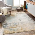 SURYA CITY Collection Teppich mit abstrakter Fläche - 160 x 220 cm - Beige, Gelb & Grau