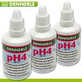 Dennerle 3 x 50 ml pH4 Eichlösung Kalibrierlösung