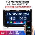 Android13 DAB+64G GPS Autoradio Für Mercedes A/B Klasse Sprinter Viano Vito W245