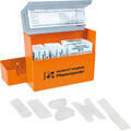 Söhngen Pflasterspender , Pflasterbox Pflaster aluderm- aluplast, orange, Neu