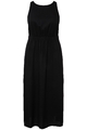 Ulla Popken Damen große Größen Maxikleid Leinenmix Rundhals ärmellos 816634