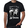 ULTRABASIC Herren T-Shirt Gesundheit und Bier für meine 31 Jahre Cheers And Beers For