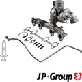 JP GROUP TURBOLADER +ÖLLEITUNG +DICHTSATZ passend für AUDI A3 SEAT ALTEA LEON TO
