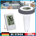 Thermometer Digital für Pool Wasser Wireless Poolthermometer Temperaturfühler DE