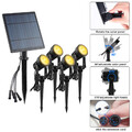 LED Solarleuchte Außen Garten Solarlampe Solar Wegeleuchte Wasserdicht Strahler