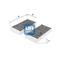 Innenraumfilter UFI 54.279.00 Aktivkohlefilter für MINI BMW F45 I01 F56 X1 2er
