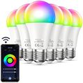 LED Smart Glühbirne RGB15W E27 Wifi Smart Birne Leuchtemittel Lampe Alexa Google
