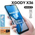 2025 Neu Handy Android15 6,5 Zoll Smartphone Ohne Vertrag 2SIM 8Core 64GB ROM 4G