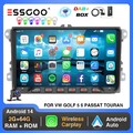 Android 14 Autoradio 64G Carplay GPS DAB+ für VW GOLF 5 6 Plus Passat Touran Cam