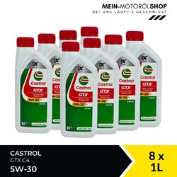Castrol GTX 5W-30 C4 MB 226.51 RN0720 ACEA C4 8x1 Liter = 8 Liter