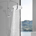 Edelstahl Duschsystem Duscharmatur Regendusche mit Handbrause Thermostat Dusche