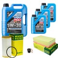 MANN Inspektionspaket 8 L LIQUI MOLY Longtime High Tech 5W-30 für Skoda VW