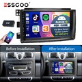 DAB+ Android 13 Autoradio Für Smart Fortwo 451 05-2010 GPS Nav RDS Carplay 4+64G
