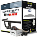 Für VW Sharan Typ 7M Anhängerkupplung starr +eSatz 13pol 06.2000-03.2010 AHK