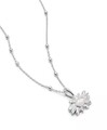 Daisy London Perlmutt Blume Halskette in Sterlingsilber - DBN03_SLV