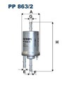Filtron PP 836/2 Kraftstofffilter für AUDI KTM SEAT SKODA VW Kraftstoffförderanl