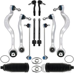 QUERLENKER SATZ+SPURSTANGEN+FALTENBALG LI RE UNTEN passend für BMW 5er E60 E61