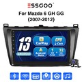 9" Carplay Autoradio Android 13 1+32G GPS NAV RDS + Kamera Für Mazda 6 2007-2012