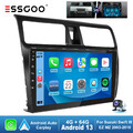 Android 13 Auto 4+64G CarPlay Autoradio GPS RDS Kam Für Suzuki Swift III 03-2010