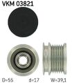 SKF VKM 03821 Generatorfreilauf für MERCEDES-BENZ