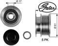 Gates OAP7108 Generatorfreilauf Freilauf Generator für Nissan für Renault 