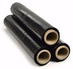 HANDSTRETCHFOLIE STRETCHFOLIE Wickelfolie 50cm, SCHWARZ  1,5kg (110M) 23my NEU