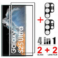 2x Panzerfolie für Samsung Galaxy S25 Plus S24 Ultra + 2x 9H Kamera Schutz Glas