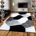 Rutschfeste große zottige Teppiche Schlafzimmer Läufer Wohnzimmer Flur Teppich Fußmatten