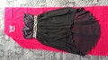 Kleid, schwarz, trägerlos, Gr.38, mit Strass, Herzausschnitt